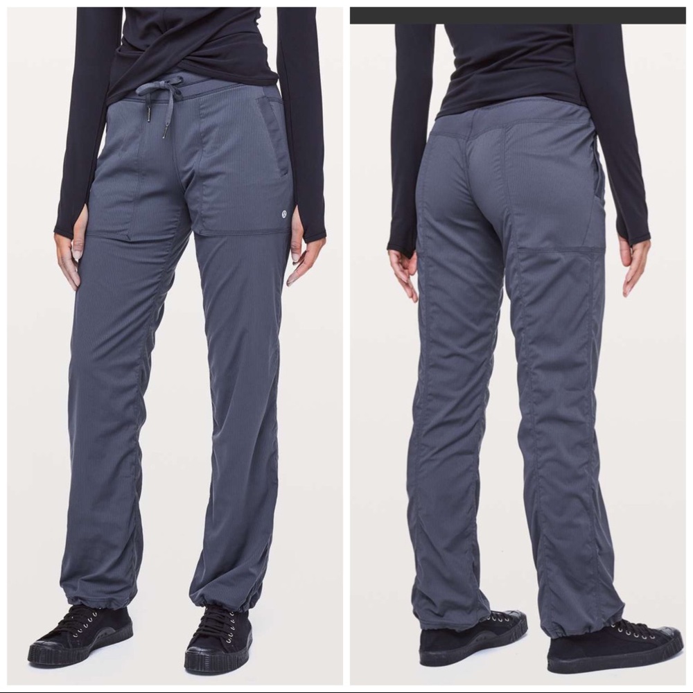 LULULEMON GRAY DANCE STUDIO JOGGER PANT SIZE 10